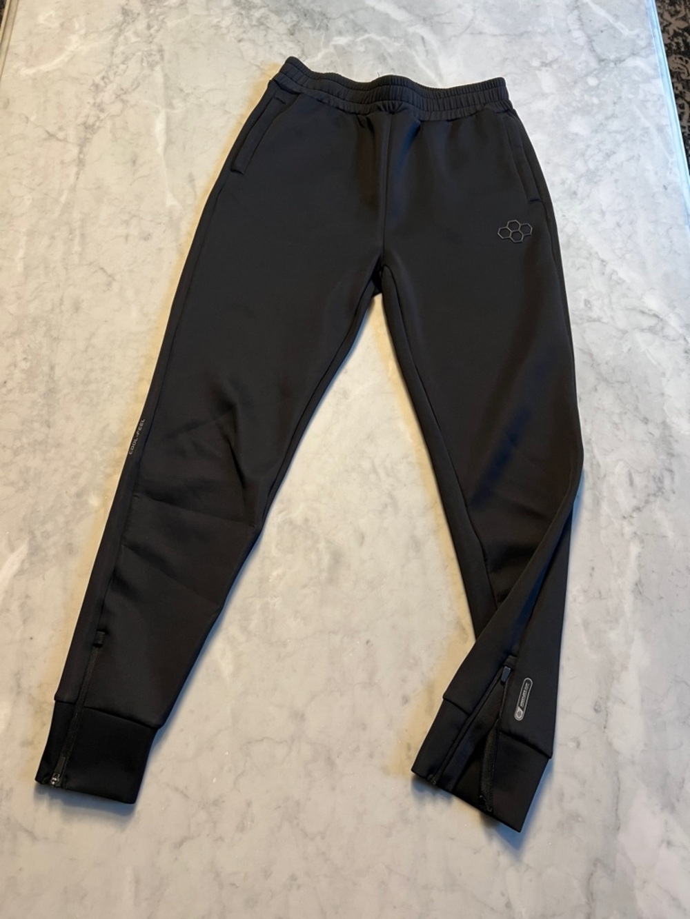 RUDIS cool feel jogger pants. Wrestler cuff. Youth Large. Black. Worn twice.